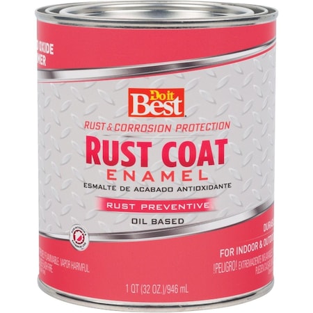 All-Source Rust Coat Enamel Primer, Red Oxide, 1 Qt. 203577D